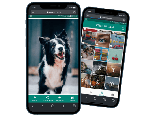 Status Donwloader para WhatsApp por Devuai 04 - Inicial - DevUai - Soluções Web e Aplicativos Móveis